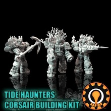 tide haunters - corsair building kit darkfoundryminatures 28mm firstborn tabletop wargaming scifi miniatures games toys board deathguard chaos dnd 3d print model - Mito3D