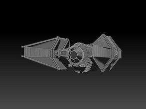 tie assault drop ship starwars blackseries actionfigure starship spaceship tiefighter dropship starfighter space future games toys game accessories 3d print model - Mito3D