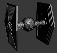 tie fighter star wars spaceship space alien games toys 3d print model - Mito3D