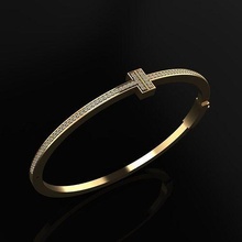 tiffany bracelet bijoux luxe élégant bague gemme or argent mariage diamant boucle d'oreille colliers pendentif rhinocéros accessoire beauté mode conception goujat bijou bracelets 3d print model - Mito3D