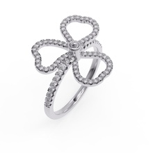 tiffany diamante anillo 3djewelry brillante canalla compromiso moda joya oro platino joyería joyeria cera precioso boda dedo fundición comprar lujo molienda anillos 3d print model - Mito3D
