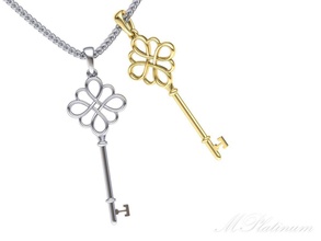 tiffany chiave 0061 oro acquistare 3d modello diamante argento gioielleria tifanny pendente ciondoli 3d print model - Mito3D