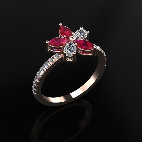 Tiffany Ring Schmuck Luxus elegant Juwel Gold Silber Hochzeit Diamant Ohrring Armband Halsketten Anhänger Nashorn Zubehörteil Schönheit Mode Design cad Ringe 3D print model - Mito3D