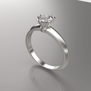 tiffany anneaux 17 Taille bijoux diamant anneaux solitaire or pendentif tiffany bracelet engagement boucle d'oreille mariage bague bijoux luxe argent 3d print model - Mito3D