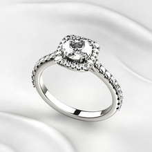 tiffany soleste style d'or bague mode rhinocéros imprimable luxe engagement mariage bijoux or diamant précieux platine gemme 3d print model - Mito3D