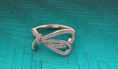 tiffany-Stil-gold papillon-ring Schmuck tiffany engagement ring gold Diamanten Juwel tifanny diamond Ringe bedruckbar ist cad Diamant-ring Edelstein Saphir Mode-Schönheit genial Hochzeit Geschenk 3d print model - Mito3D