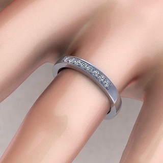 tiffany Boda banda diamante anillo joya compromiso joyería plata oro enganchar Moda libra esterlina colgante pendiente collar belleza pendientes colgantes anillos 3d print model - Mito3D
