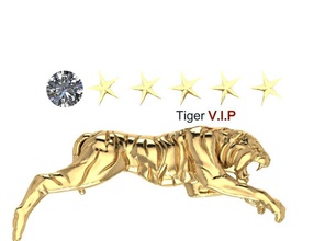 tiger flying in air jewelry gold silver gem animal rings diamond ring dragon bracelet fashion white sterling bracelets pendants 3d print model - Mito3D
