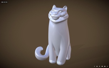 tigre 1 lisse animal jouet sculpture chasseur chat minou Jeux jouets 3d print model - Mito3D