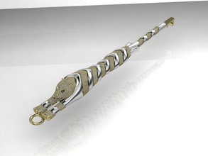 tiger bracalet-1 jewelry bracalet gold jewellry 14k new bracelets 3d print model - Mito3D