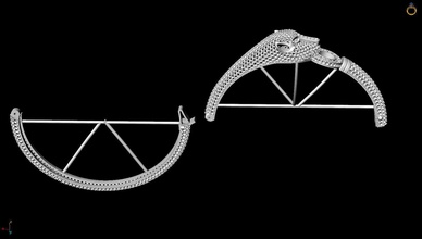 tiger-Armband Schmuck gold diamond Silber gem cad Diamant-ring Armbänder 3d print model - Mito3D
