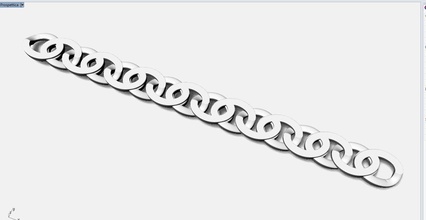 tigre œil chaîne lien or bijoux argent mode bracelet collier diamant artisanat pendentif cubain colliers 3d print model - Mito3D