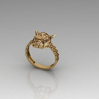 tiger ring 3d print model 2 jewellery gold jewelry rings jewel silver jewelery fashion beauty tigerring 3d print model - Mito3D