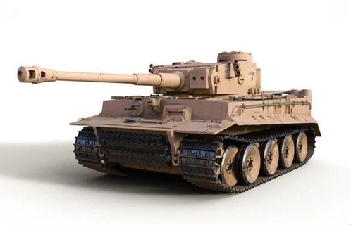 Tigre tanque 3d modelo militar vehículo juego juguete juegos juguetes Ejército guerra camión batalla armadura cañón Guerra Mundial 3d print model - Mito3D