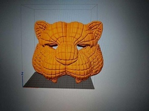 tigre mascara juego del calamar vip jeu masque costume jeux jouets 3d print model - Mito3D