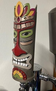tiki ídolo lidar Cerveja barril decoração enfeite estátua Deus havaiano vintage passatempo faça 3d print model - Mito3D