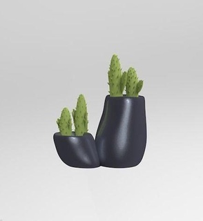 inclinado maceta flora cactus vegetal planta verde torre florero plantas flor flores macetas rosa Arte 3d print model - Mito3D