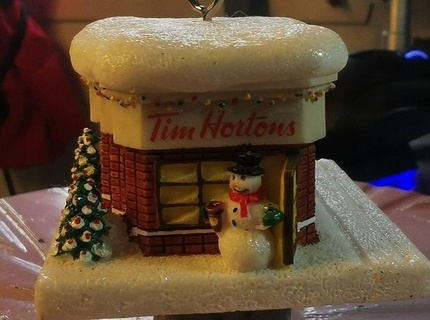 tim horton Natal deco Timhorton café árvore arte varreduras réplicas 3d print model - Mito3D