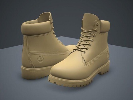 Timberland prime 6 inches boots 3d imprimable démarrage bottes Vêtements chaussures mode vêtements hommes chaussure cuir vêtement rue 3d print model - Mito3D
