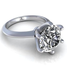 tina nguyen Solitär Diamant Ring Juwel Engagement Hochzeit Schmuck Silber Gold engagem Mode Sterling Anhänger Halskette Schönheit Ohrringe Ringe 3d print model - Mito3D
