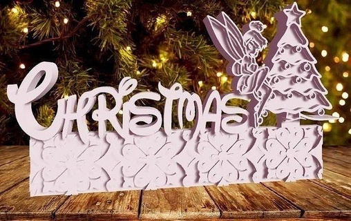 fée Clochette Noël fête décoration disney Navidad maison décor 3d print model - Mito3D