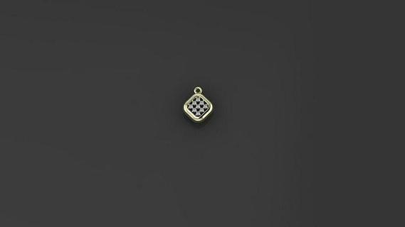 tiny necklace 25 silver gold printable jewelry jewel pendant diamond 3d models various earrings rings gem brilliant fashion beauty pattern retro necklaces 3d print model - Mito3D