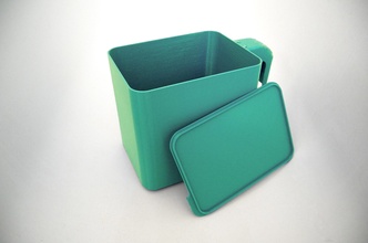 klein müll behälter bücherregal mülleimer smartworking schlafzimmer kiste krug topf haushaltswaren büro hausaufgaben haus zubehör 3d print model - Mito3D