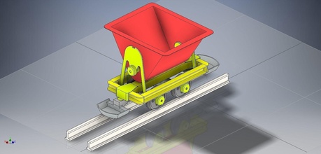 devrilme araba kamyon tekerlek demiryolu Ulaşım oyunlar oyuncaklar 3d print model - Mito3D