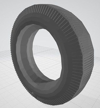 tire vintage wired rc car d35x10 mm toy piko anker games toys 3d print model - Mito3D
