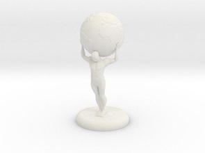 titan atlas greek god myth art sculptures 3d print model - Mito3D