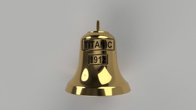 titanic 1912 bel bell crowsnest ocean sea art scans replicas 3d print model - Mito3D