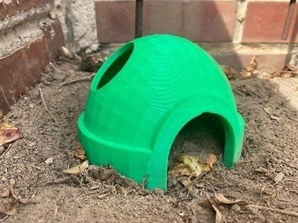 karakurbağası ev kurbağa evi kemirgenler kurbağalar hamster Bahçe dış mekan 3d print model - Mito3D
