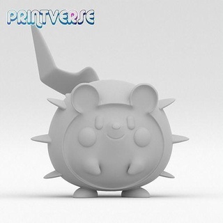 togedemaru Pokémon figure anime nintendo Pikachu cendre Jeu personnage manga vidéo pokeball art sculptures 3d print model - Mito3D