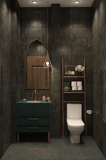 banheiro família casa banheira wc mobília banho chuveiro porta espelho 3d print model - Mito3D