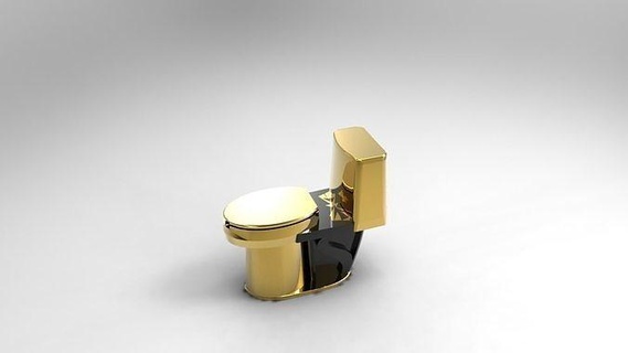 Toilette Design wc cgi Badezimmer Innere Möbel sinken Haus 3d print model - Mito3D