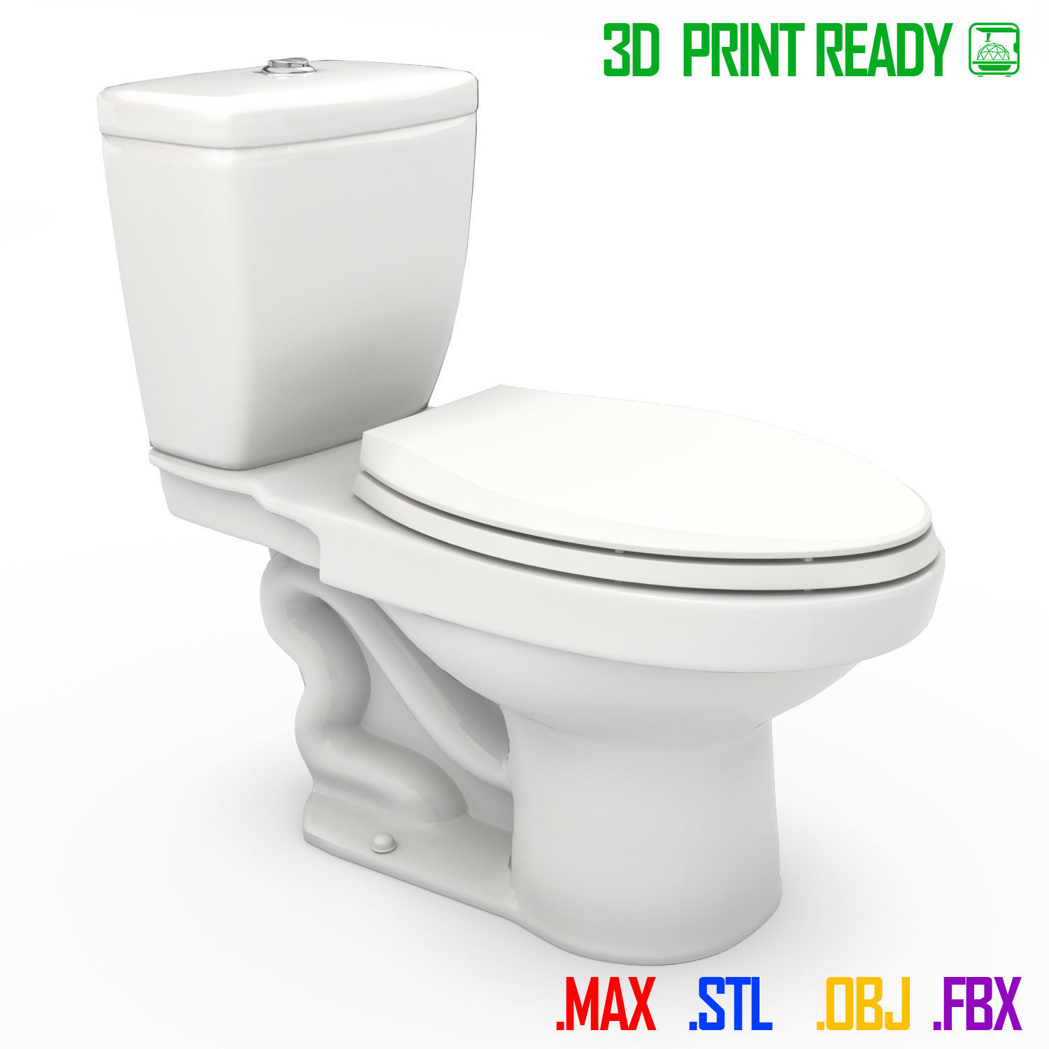 banheiro assento 3d impressão manufatura impressora casa 3D print model - Mito3D