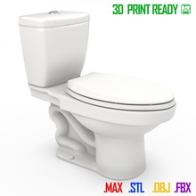 tuvalet oturma yeri 3d baskı imalat yazıcı ev banyo 3d print model - Mito3D