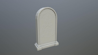 pierre tombale 15 impression tombeau crâne mur tombe vieux sépulcre calcul moussu publier pouvez mort morte jeux jouets jeu accessoires 3d print model - Mito3D