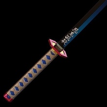 tomioka giyuu kılıç 3d model iblis avcı samuray japonya sevimli kimetsu no yaiba avcısı mugen giyu anime manga katana bıçak ağzı walsh3d oyunlar oyuncaklar 3d print model - Mito3D