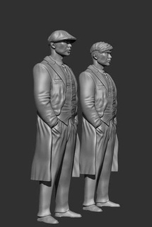 tommy Shelby picco paraocchi peakyblinders tommyshelby bande Birmingham cilliano murphy scultura figura arte uomo gangster sculture 3d print model - Mito3D