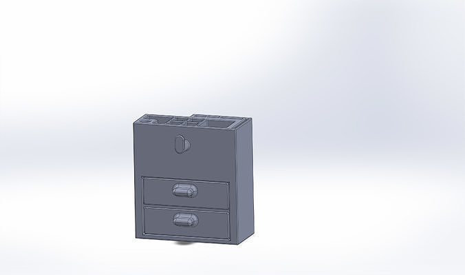 cassetta degli attrezzi ender 5 contenitore attrezzo passatempo fai 3D print model - Mito3D