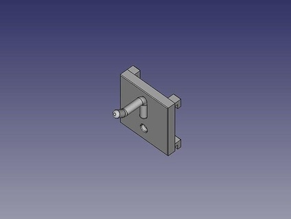toolholder square hole pegboard workshop diy tools garage hobby hand 3d print model - Mito3D