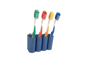 spazzolino titolare supporto parete montato dente spazzola moderno denti dentale casa bagno cura attrezzature 3d print model - Mito3D