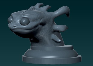denti testa of drago come addestrare tuo drago animazione dreamworks cartone animato chimuelo giocattolo fantasia arte sculture 3d print model - Mito3D