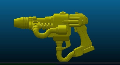 torbjorn soulèvement pistolet imprimable jeux-jouets overwatch arme à feu de l'événement des ongles cosplay 3d jeux les jouets 3d print model - Mito3D