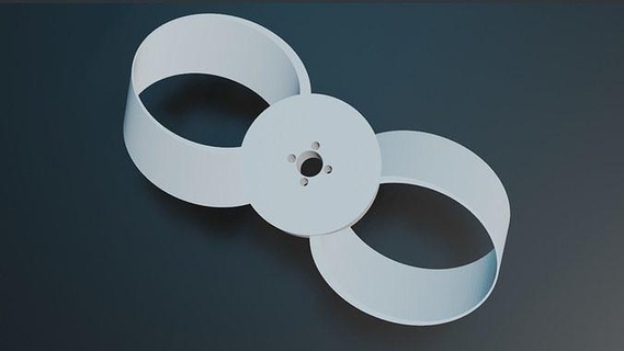 toroidal propeller drone efficient 3d printable blender science engineering 3d print model - Mito3D
