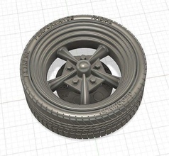 torq thrust wheels tires brakes 3d print wheel scalemodel modelcar hobby 3dprint resinprint 15inch 17inch 19inch 22inch diy automotive 3d print model - Mito3D