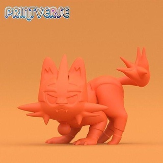 torracat Pokemon figura anime nintendo cenere Pikachu gioco carattere manga video pokeball arte sculture 3d print model - Mito3D