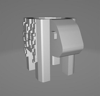 tartaruga pianta pentola vaso Casa decorazione 3dprint casaaccessori Accessori 3d print model - Mito3D