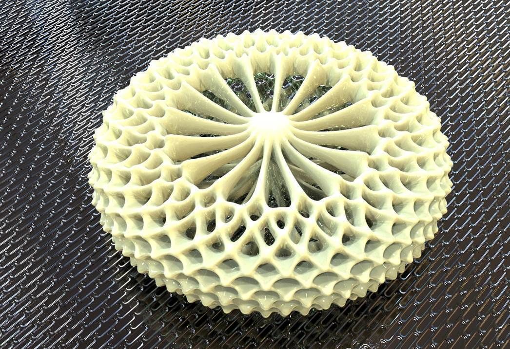 torus structure shape art math 3dprinting artchallenge mathematical 3D print model - Mito3D